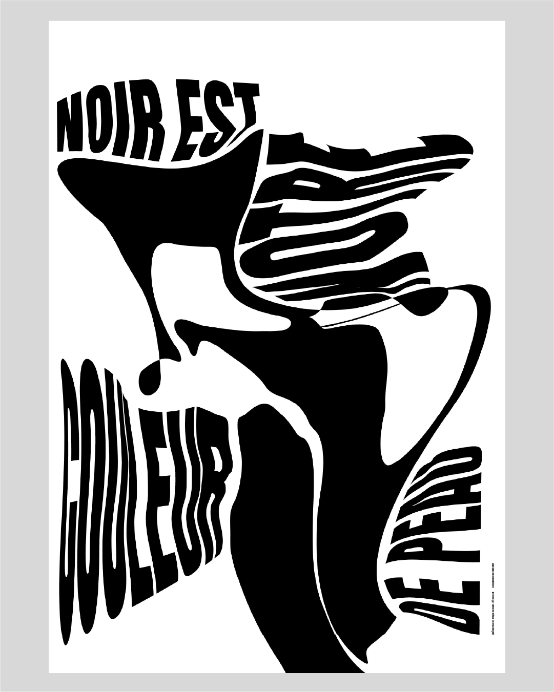 Selected graphic work poster