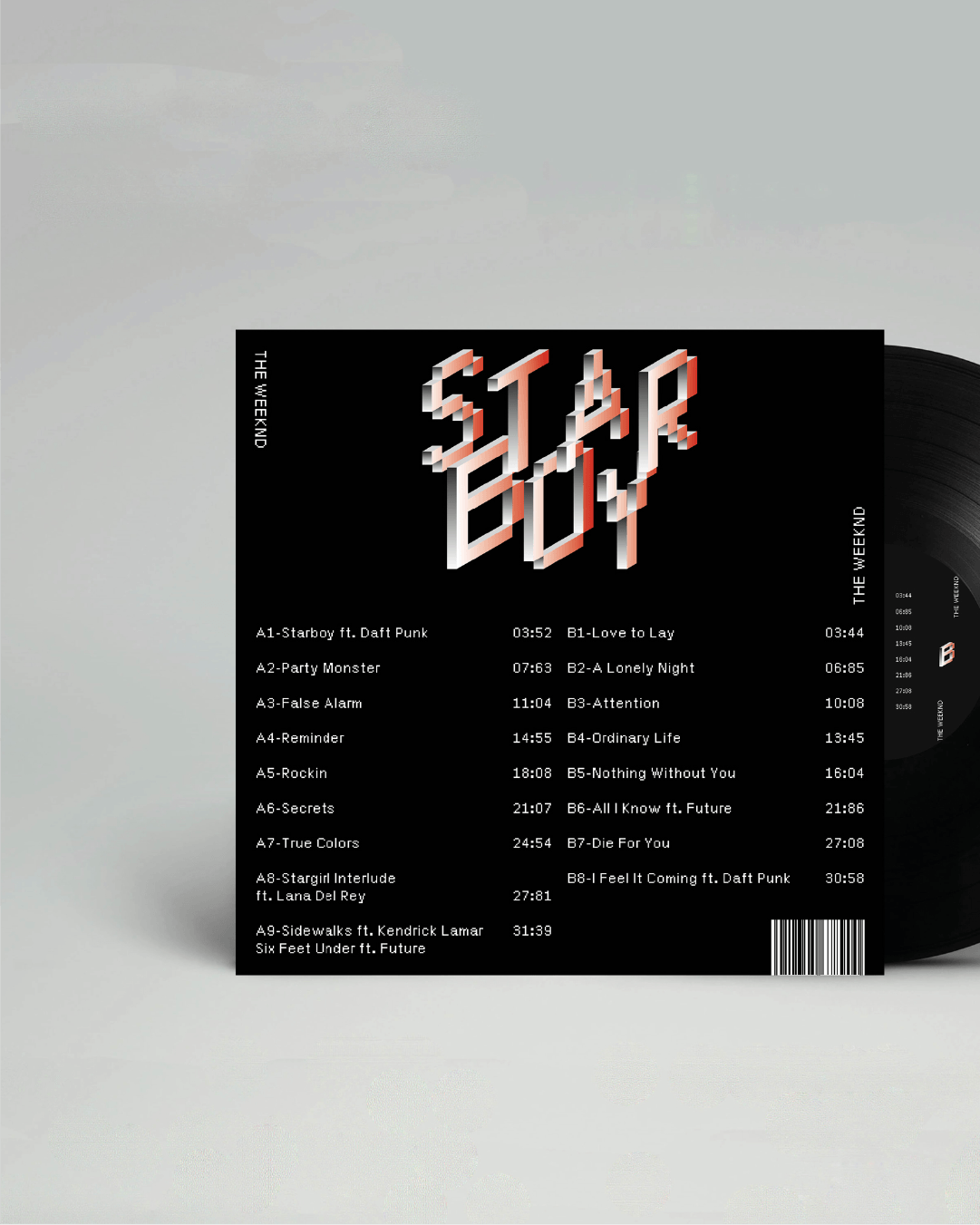 Vinyl sleeve back